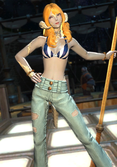 Nami of the Straw Hat crew by Liesel Mahora from «Faerie»
