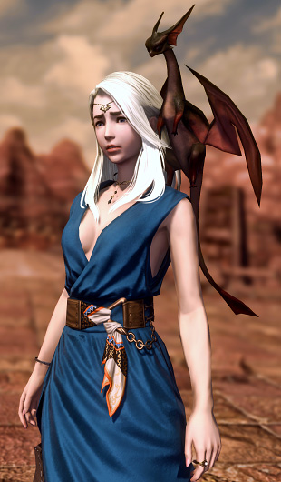 Daenerys Targaryen, Mother of Dragons by Luna Delcielo from «Excalibur»